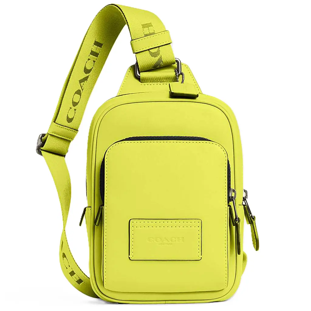 Túi Coach Track Pack 14 'Yellow' CL410-QBMBX