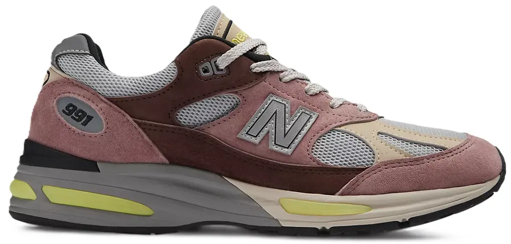 Giày New Balance 991v2 MiUK 'Rosewood' U991MG2