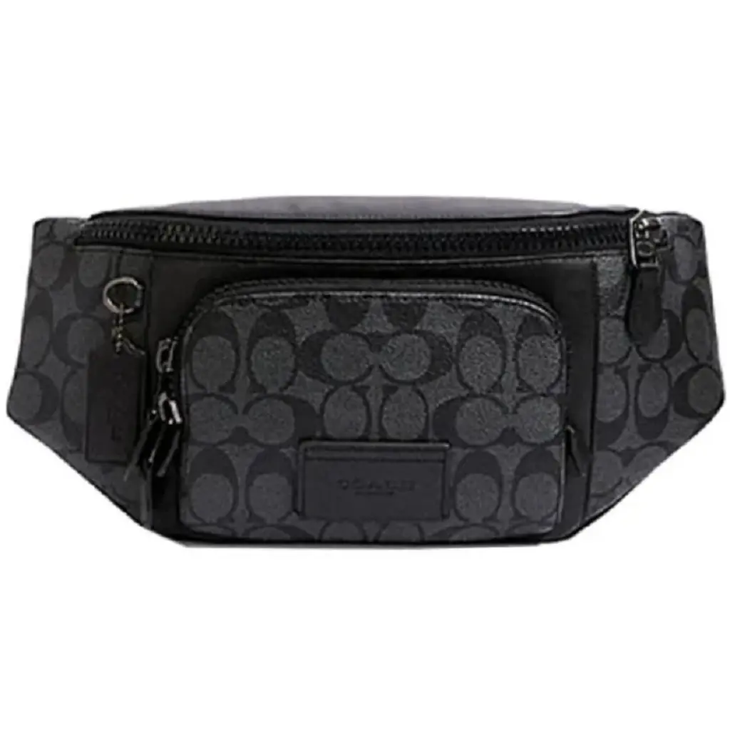 Túi Coach Track Belt 'Black' C3765-QBMI5