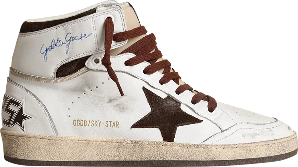 Giày Golden Goose Sky Star High 'Chocolate' GMF00230-F004005-11362