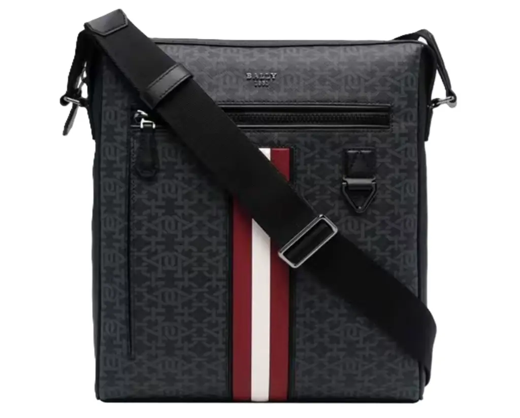 Túi Bally Old Flower Full Print 'Black' 6300133