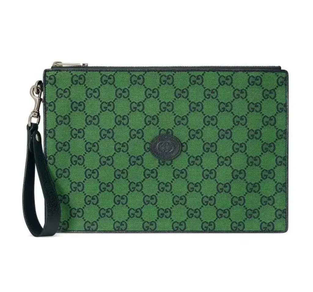 Túi Gucci Canvas Patchwork 'Forest Green' 657581-2UZAN-3368