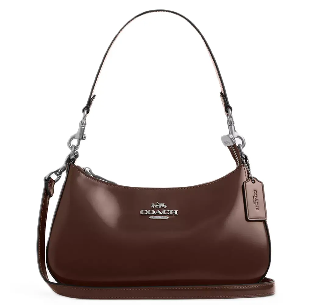 Túi Coach Teri Shoulder Bag 'Brown' CV938-SVMPL