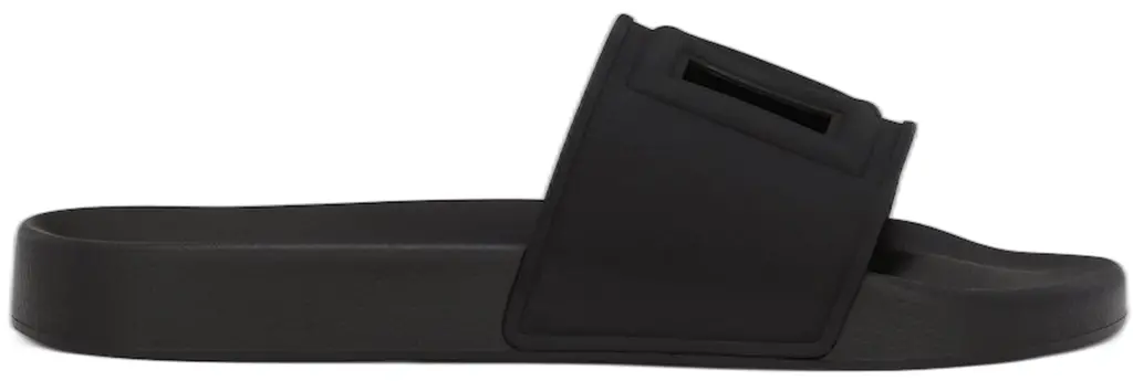 Dép Dolce & Gabbana Rubber DG Logo 'Black' CS2079AO66680999