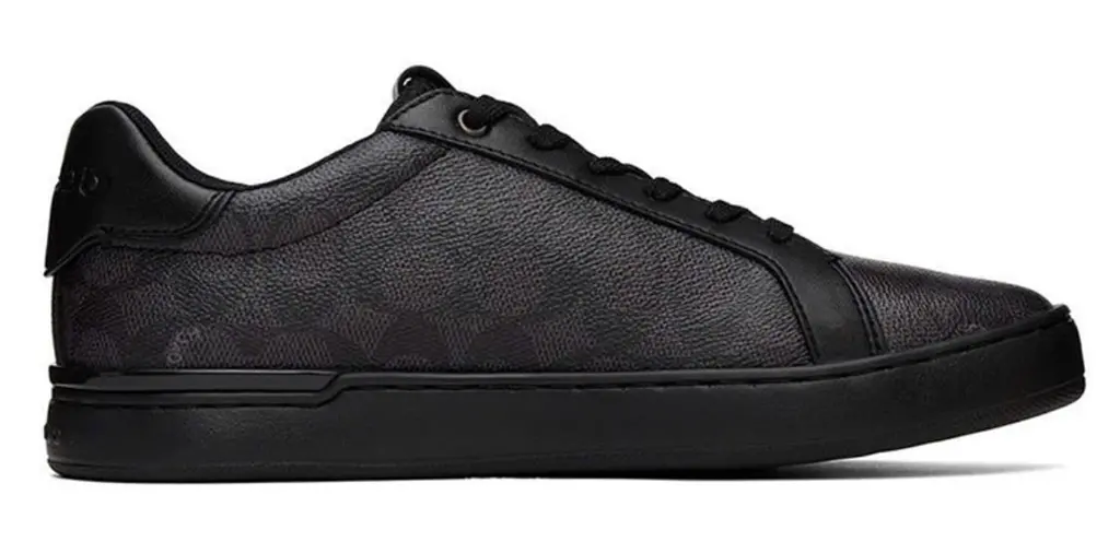 Giày Coach Leather Low Top Lace-up 'Black' CG999_CQGY