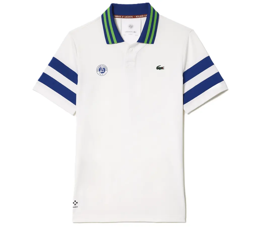 Áo Lacoste Daniil Medvedev Roland-Garros Edition 'White' DH7851-00-ITA