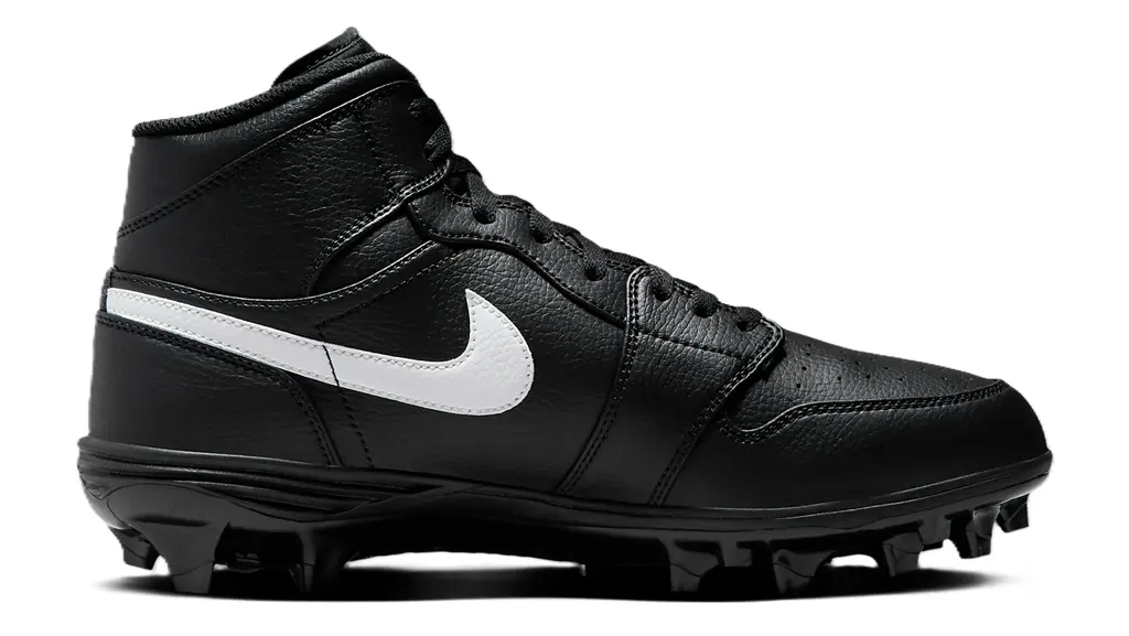 Giày Nike Air Jordan 1 Mid TD Cleat 'Black White' FJ6805-001
