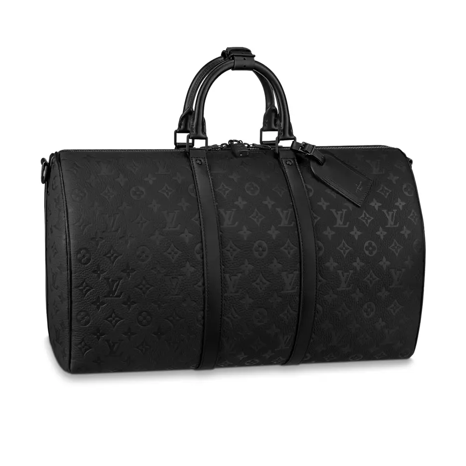 Túi Louis Vuitton Keepall Bandoulière 50 Bag 'Black' M59025