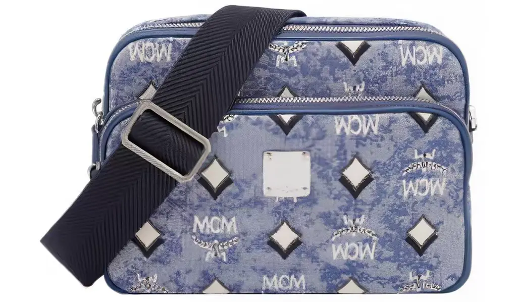 Túi MCM Aren in Vintage Jacquard 'Blue' MMRBATQ01LU001