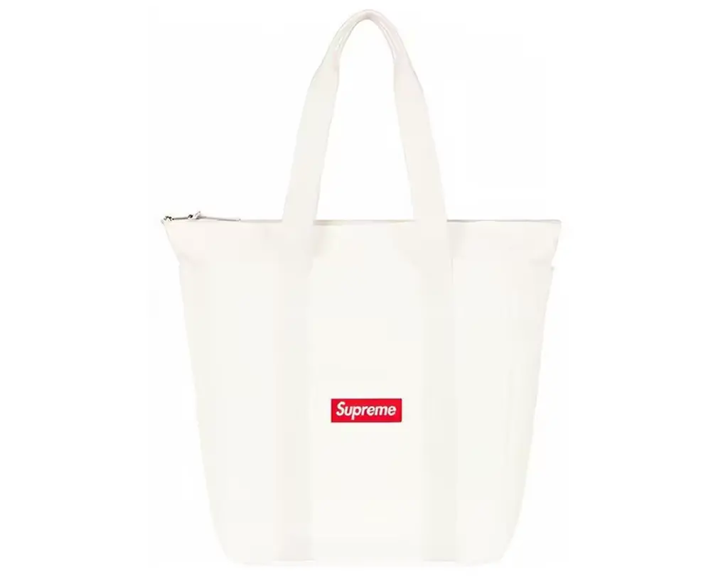 Túi Supreme Canvas Tote 'White Red' SUP-FW20-153