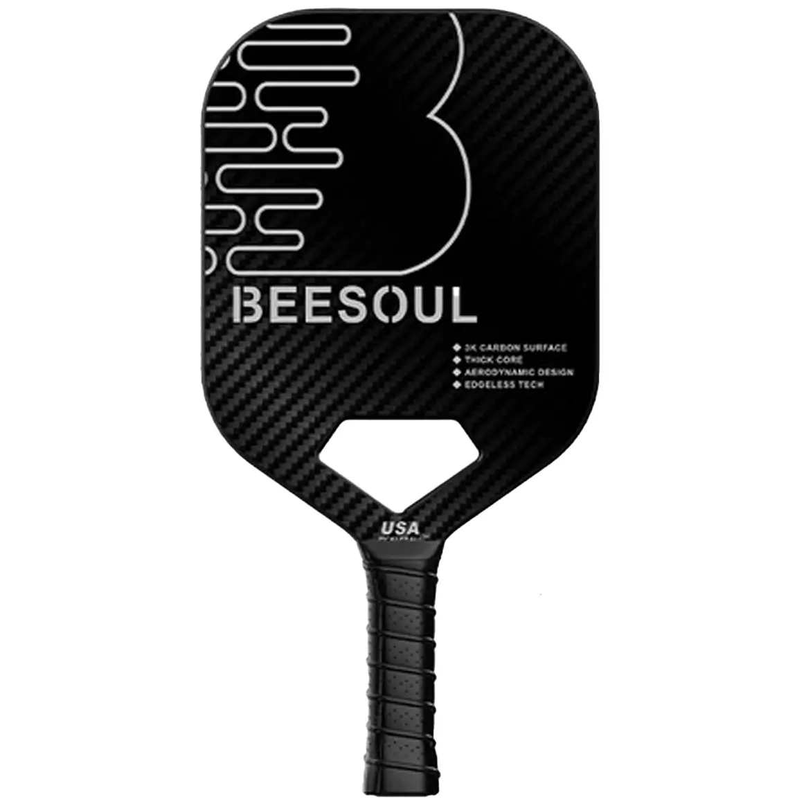 Vợt Pickleball Beesoul PowerStrike Supreme 'Black White'