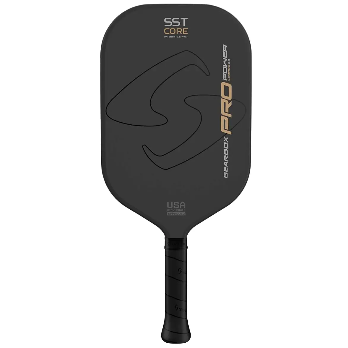 Vợt Pickleball Gearbox Pro Power Elongated 'Black'