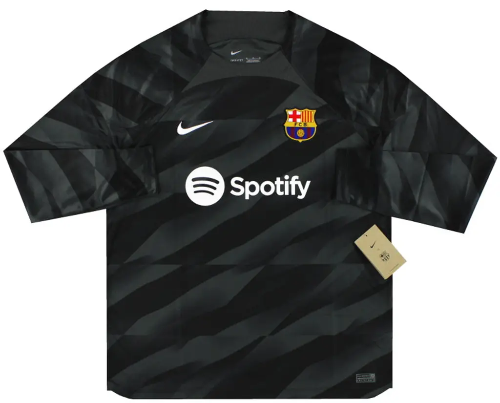 Áo Nike FC Barcelona 23/24 Stadium Goalkeeper 'Black' DX2635-061