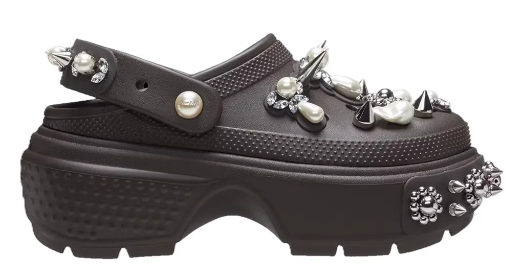 Dép Crocs Stomp x Simone Rocha Clog 'Espresso' 210942-206