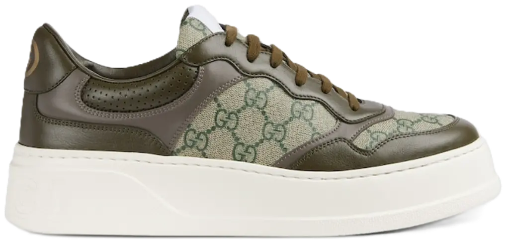 Giày Gucci GG 'Beige Green' 669582-UPGA0-3350