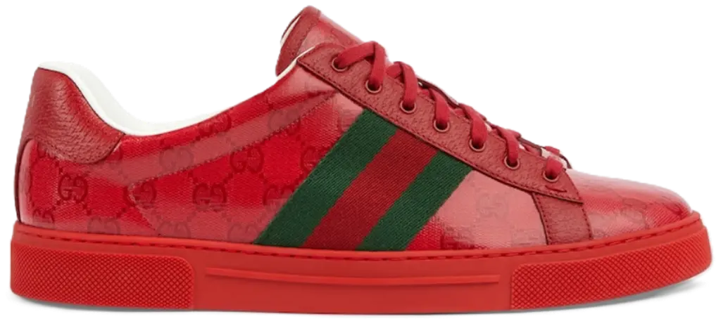 Giày Gucci Ace GG Crystal 'Red' 760775-FACRF-6943
