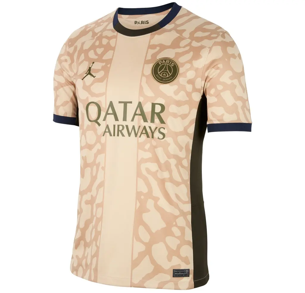 Áo Nike Paris Saint-Germain 23/24 Match Fourth Jersey 'Beige' FD6503-201