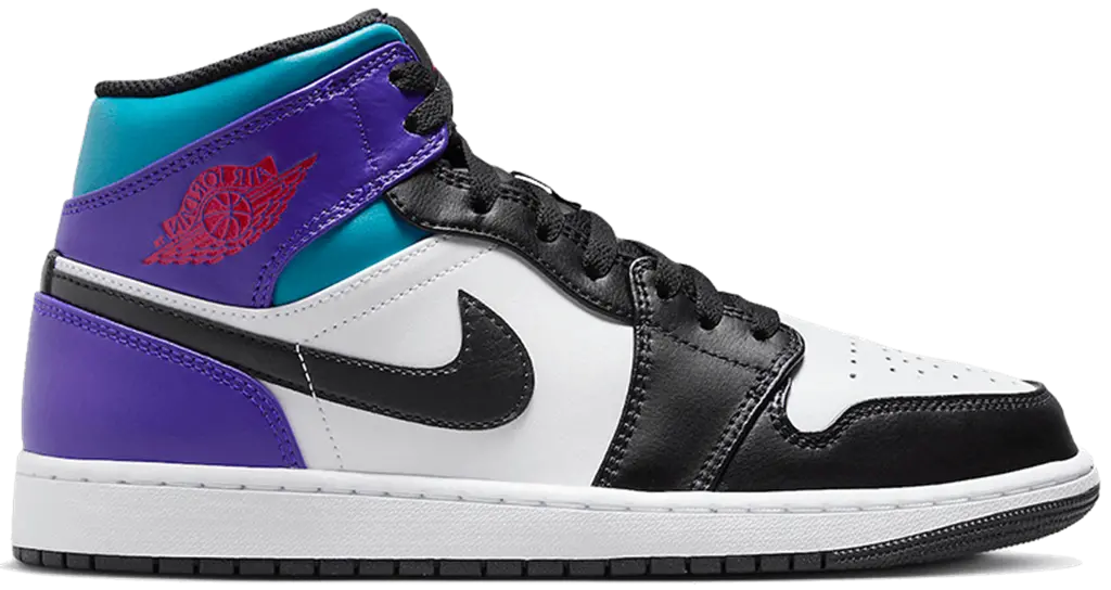 Giày Nike Air Jordan 1 Mid 'White True Red' DQ8423-154