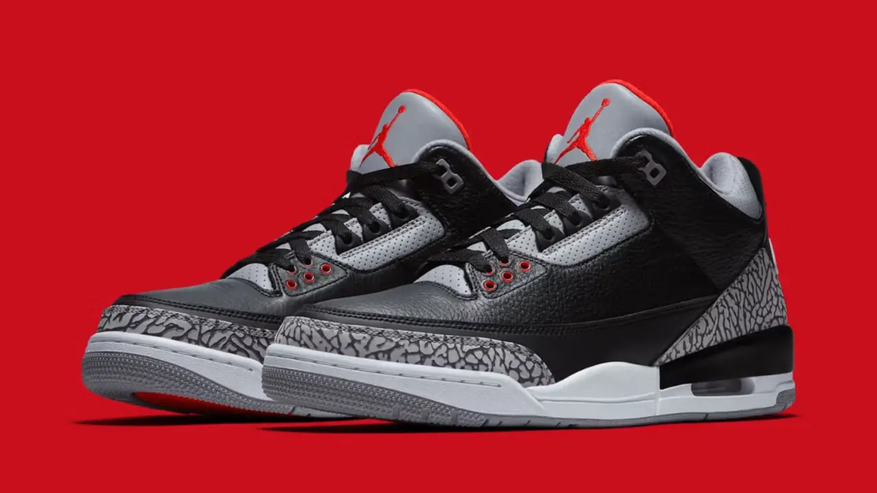 Hinh anh 5: Air Jordan 3 ‘Black Cement’ 2018 va 2024: Co diem gi khac nhau?