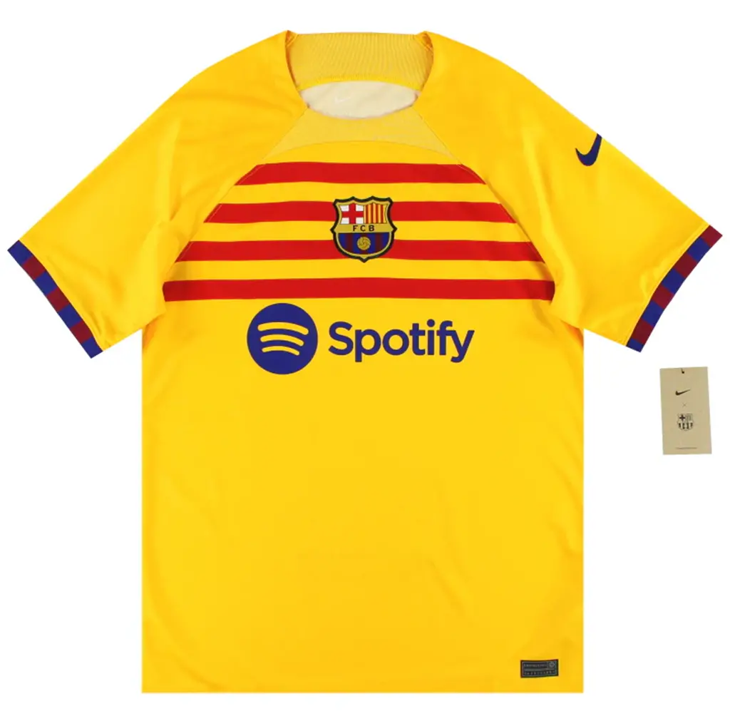 Áo Nike FC Barcelona 2023/24 Stadium 'Yellow' DR5079-729