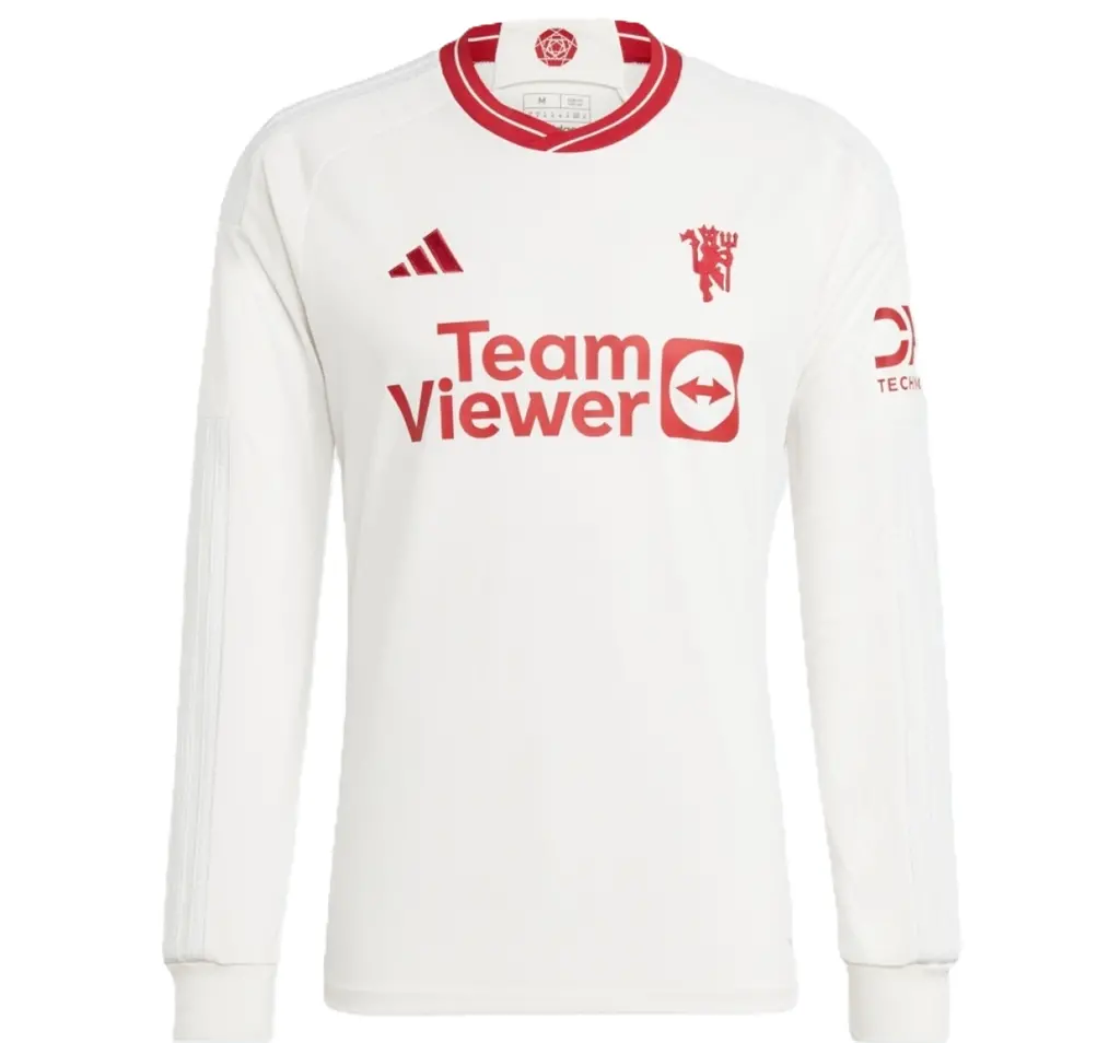 Áo Adidas Manchester United 2023/24 Third Long Sleeve 'White' IP1745