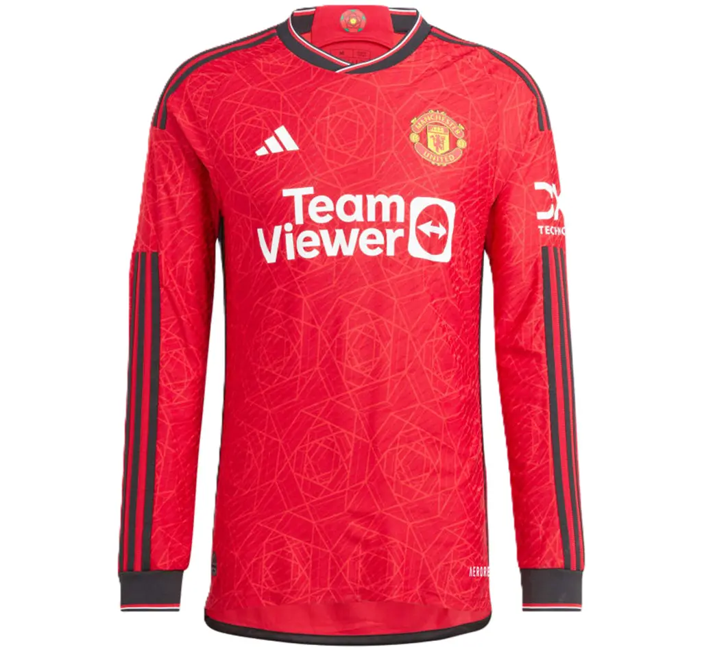 Áo Adidas Manchester United 23/24 Long Sleeve Home Jersey 'Red' IP1729