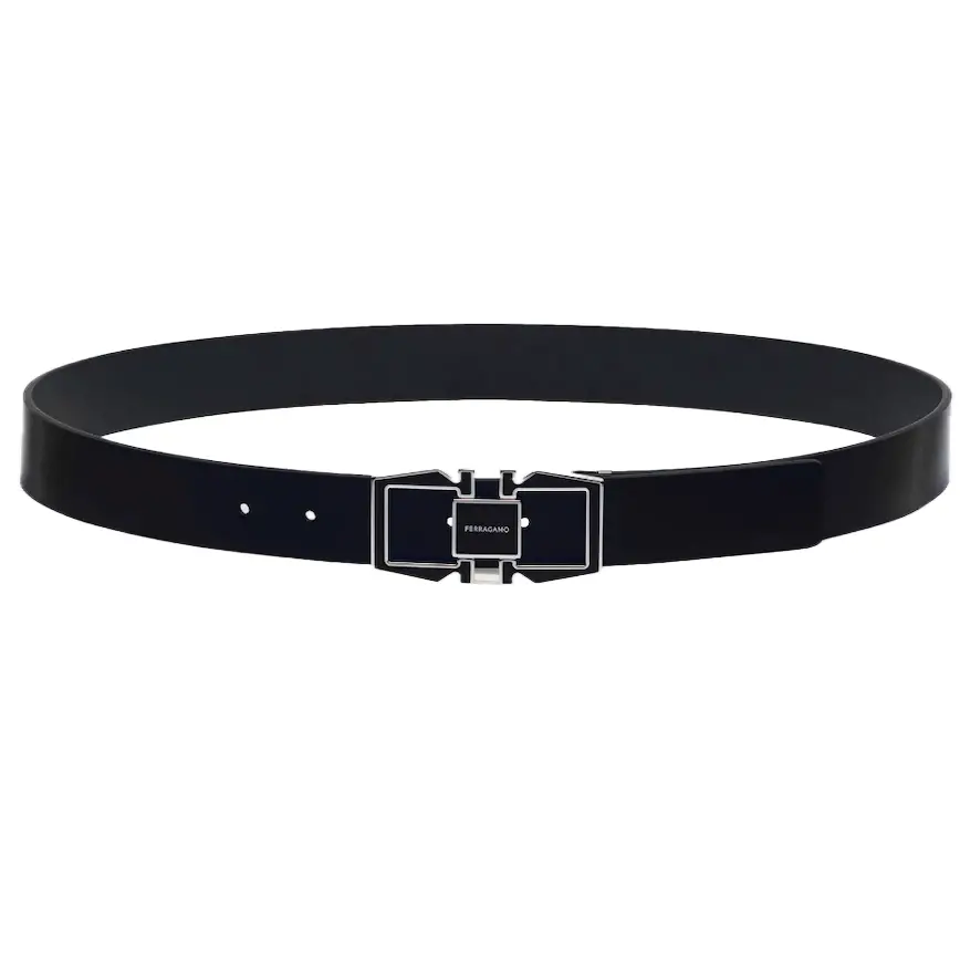 Thắt Lưng Salvatore Ferragamo Gancini 'Black' 670252-765759