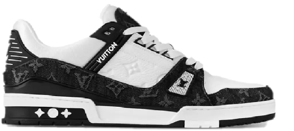 Giày Louis Vuitton LV Maxi Trainers 'Black' 1A9JGF