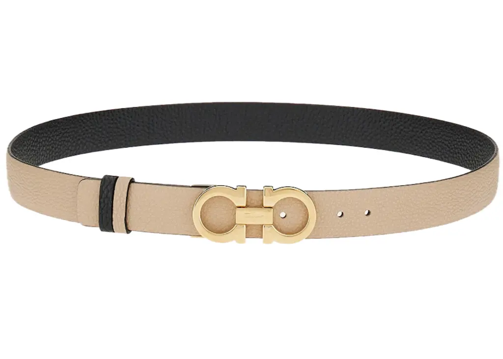 Thắt Lưng Salvatore Ferragamo Gancini Belt 'Daino' 23A565-759426