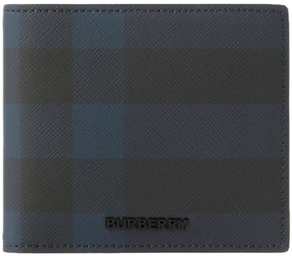 Ví Burberry Check Bifold Wallet 'Navy' 80732801