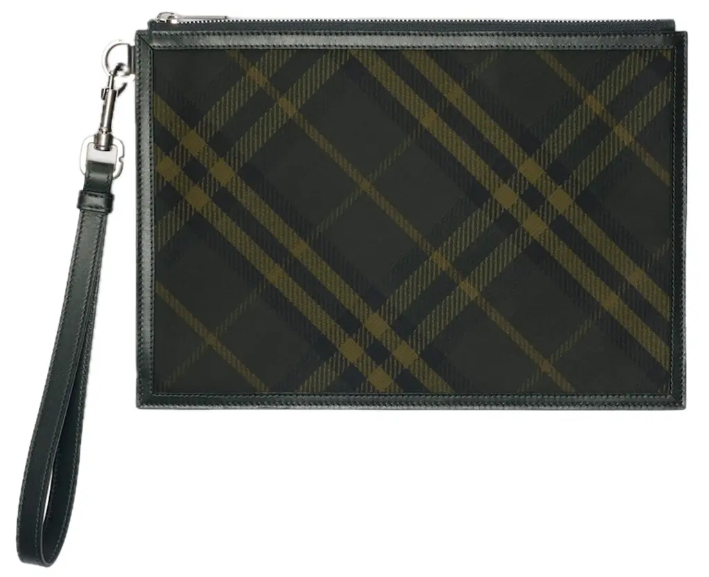 Túi Burberry Check Zip Pouch 'Shadow' 80984611