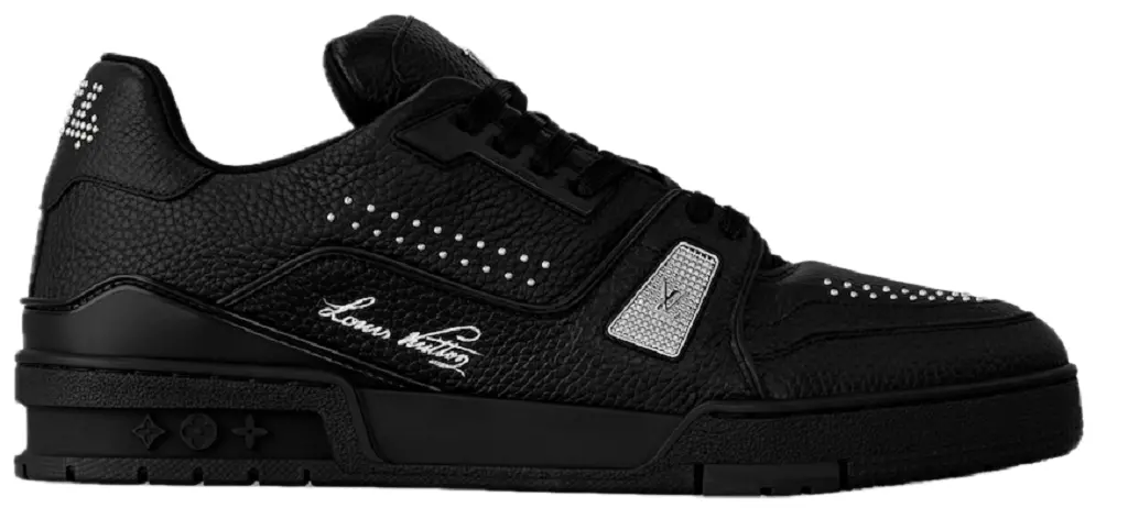 Giày Louis Vuitton LV Trainers 'Black' 1ADDCK