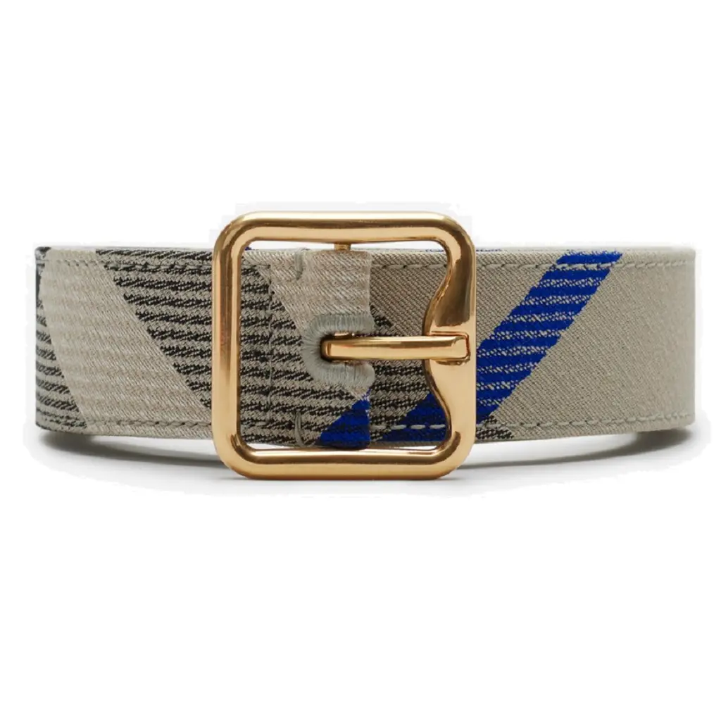 Thắt Lưng Burberry Check B Buckle 'Lichen' 80887791