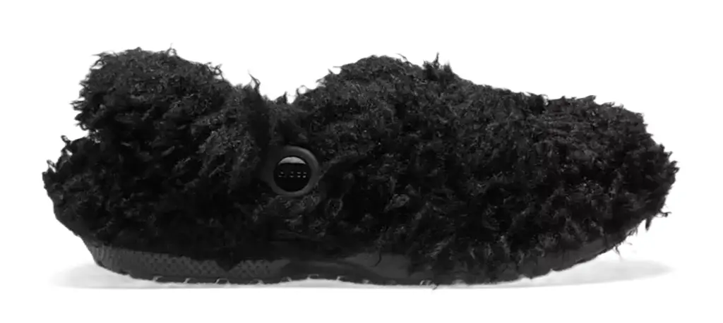 Dép Crocs Classic Shaggy Fur Lined Clog 'Black' 210911-001