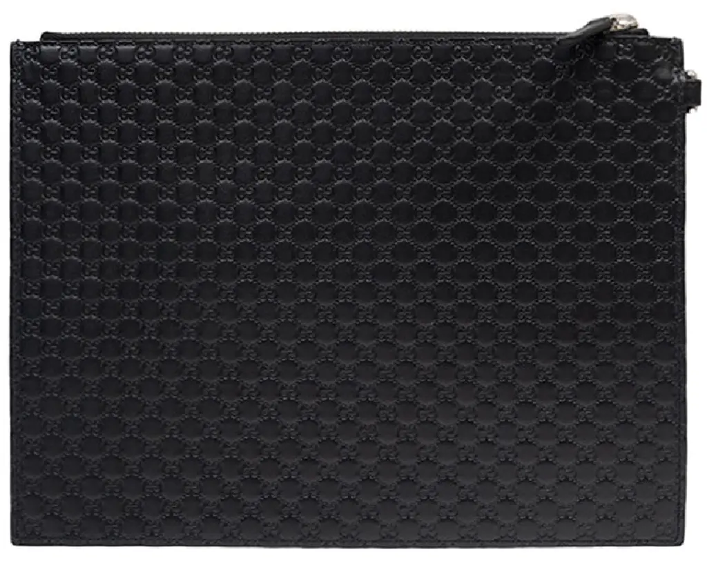 Túi Gucci Microsima Clutch Bag 'Black' 544477-BMJ1N-1000
