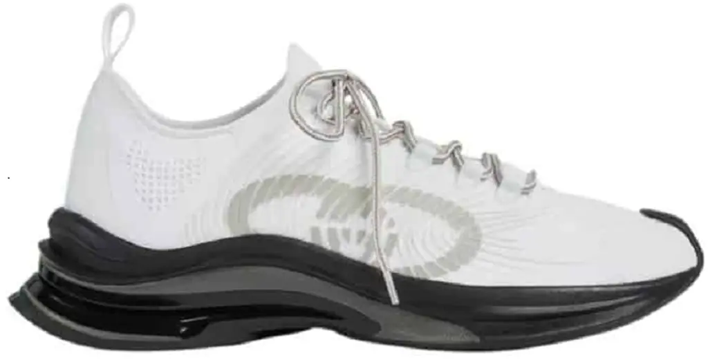 Giày Gucci Run Sneaker 'Black White' 714658-USM10-8475