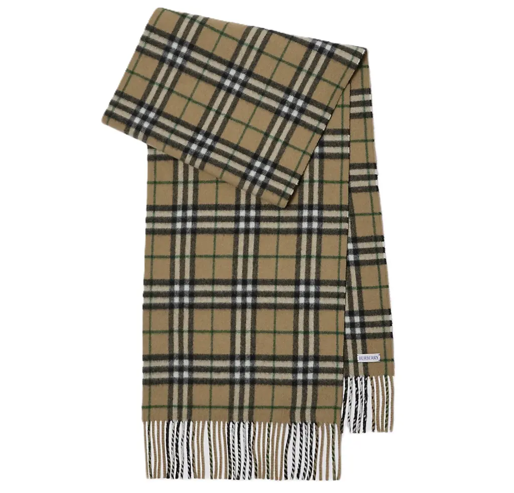 Khăn Burberry Check Cashmere Scarf 'Linden' 80965391