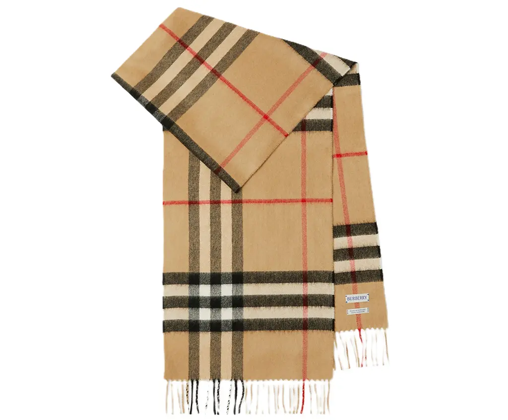 Khăn Burberry Check Cashmere Scarf 'Archive Beige' 80765761