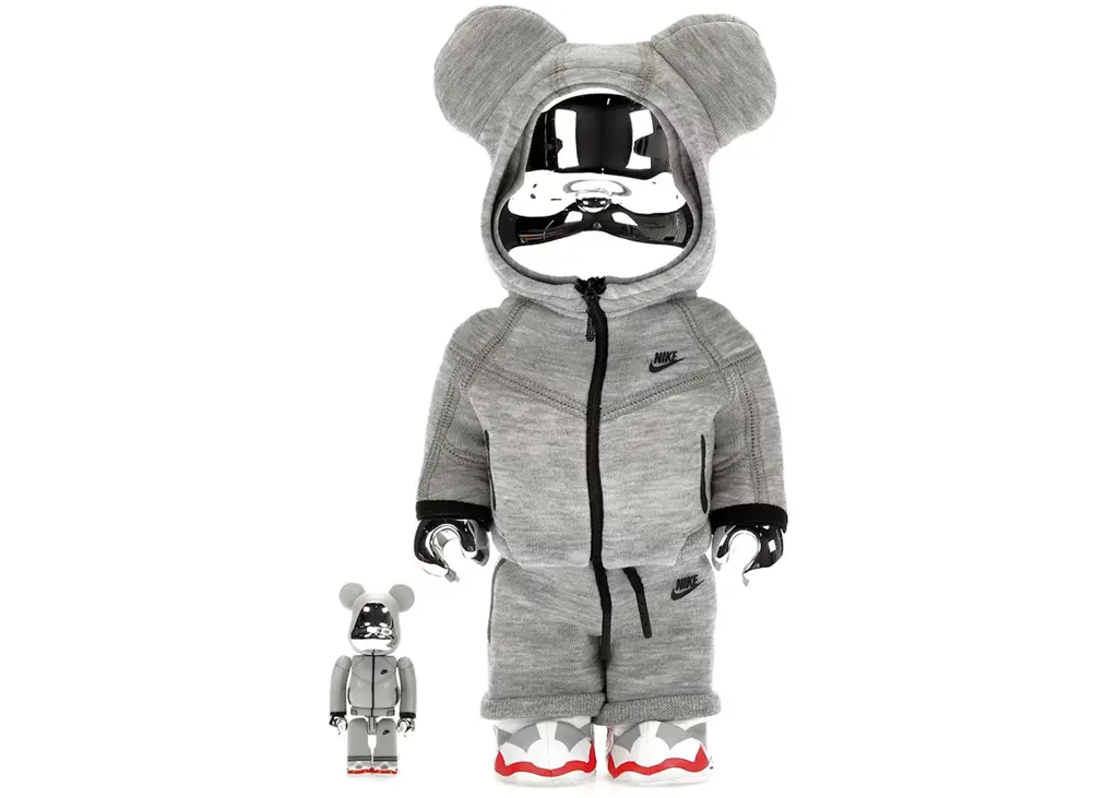 Mô Hình Bearbrick x Nike Tech Fleece N98