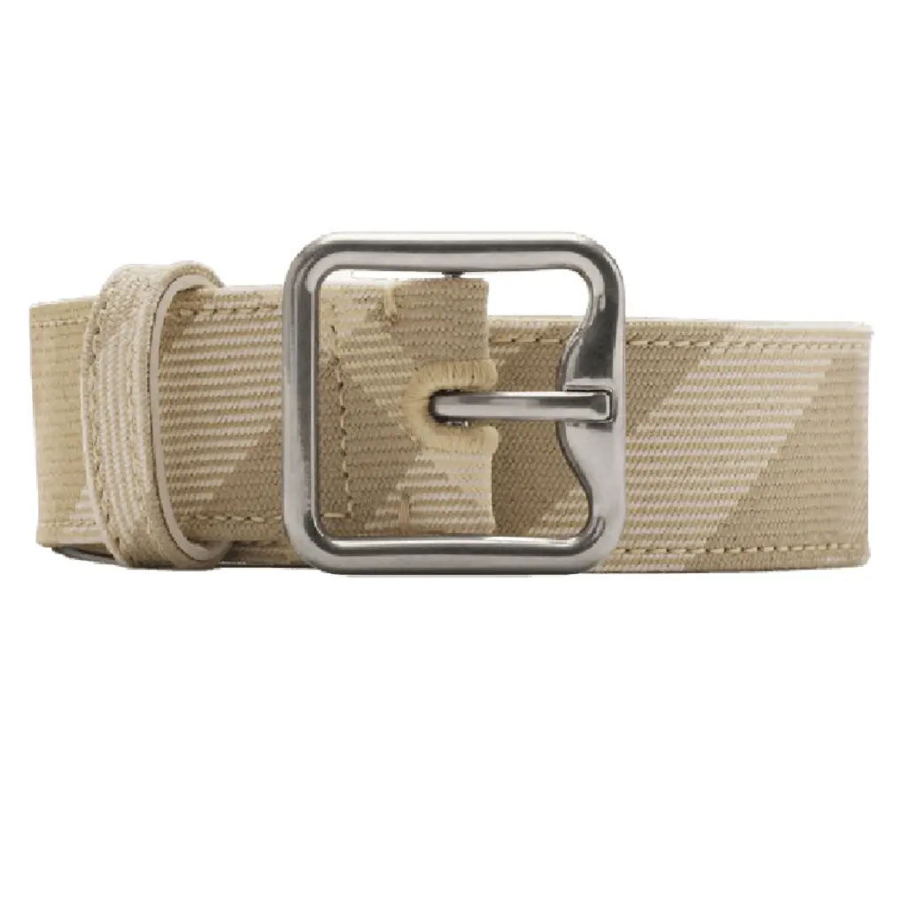 Thắt Lưng Burberry Check B Buckle 'Flax' 80817561