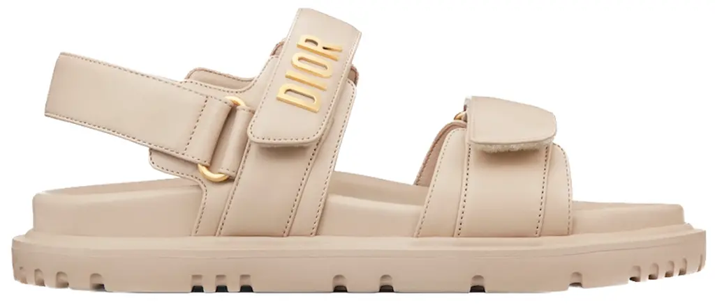Dép Dior Dioract Sandal 'Powder Beige' KCQ547LAB-S51U