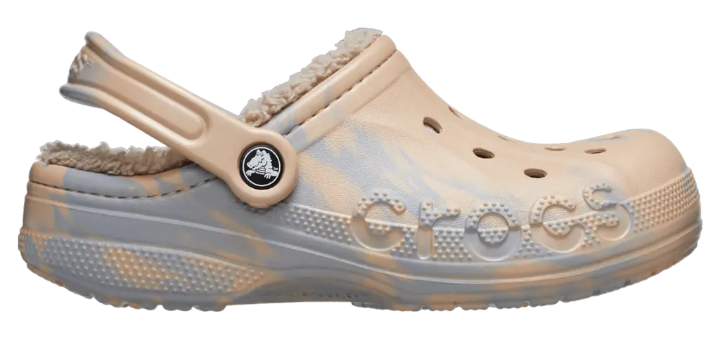 Dép Crocs Baya Lined Marbled Clog 'Chai' 208333-2ZM