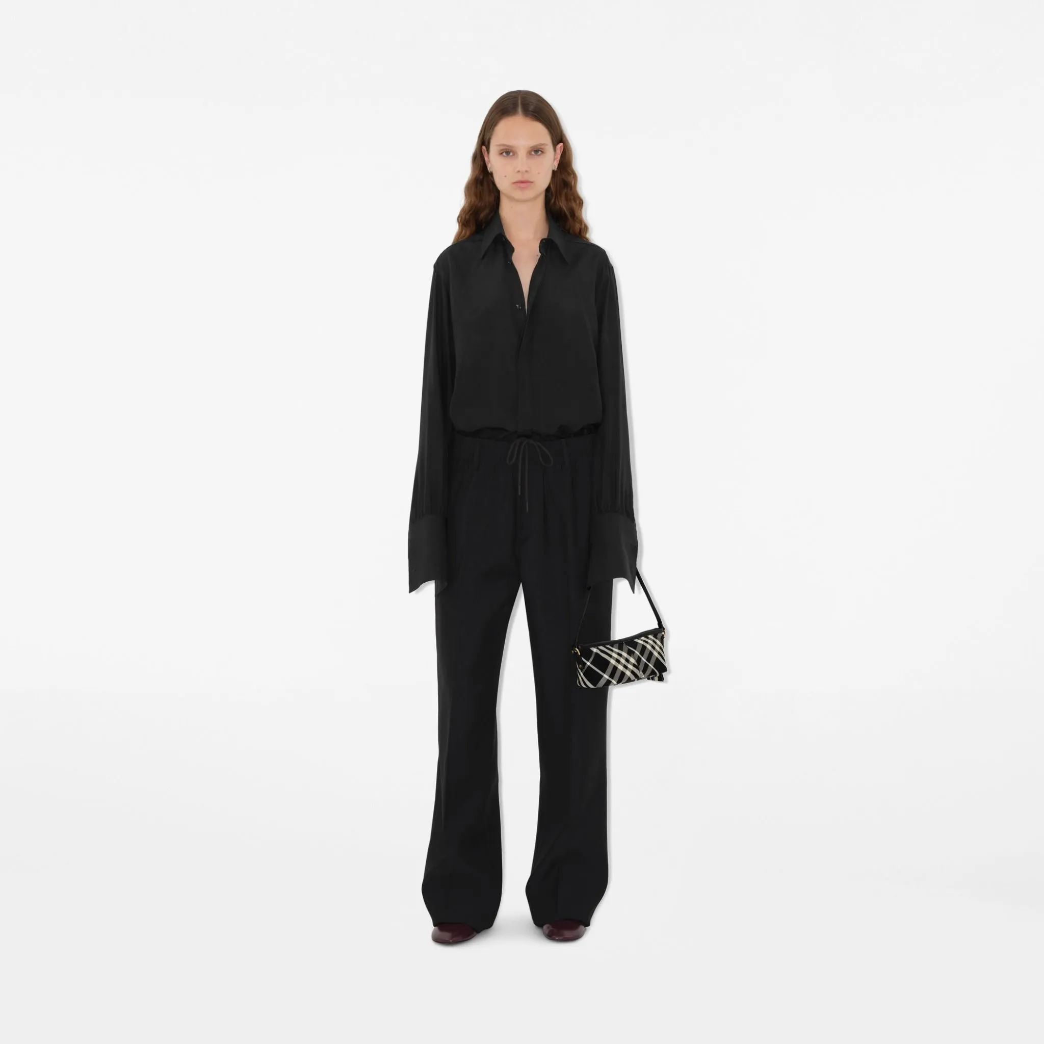 Túi Burberry Medium Check Bucket 'Black' 80938711