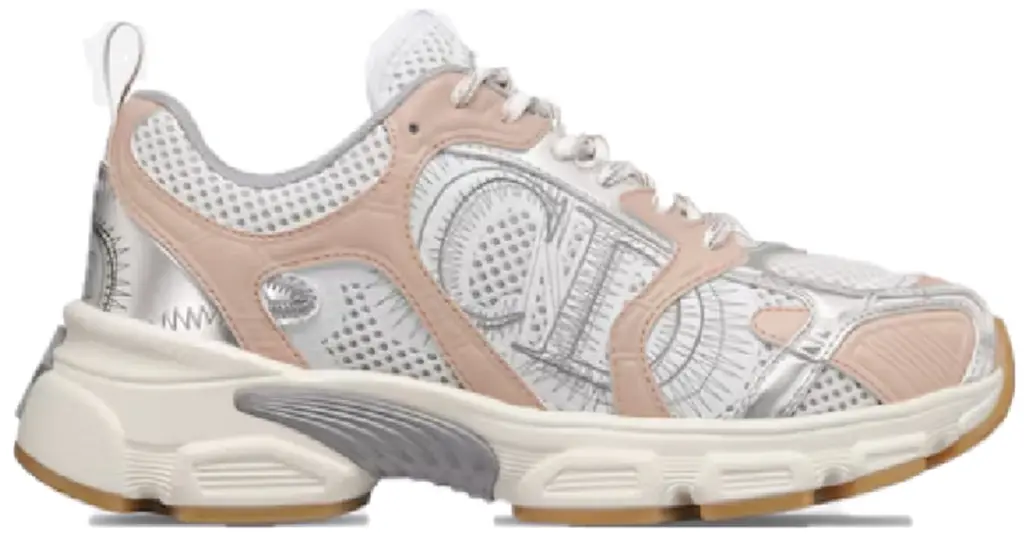 Giày Dior Chrono Sneaker 'White Mesh' KCK414TXX-S15U