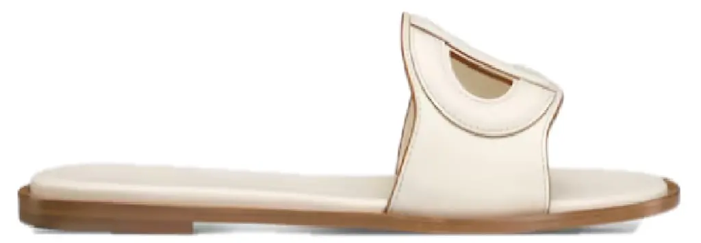 Dép Dior D-Club Slide 'White' KCO049VEA-S03W