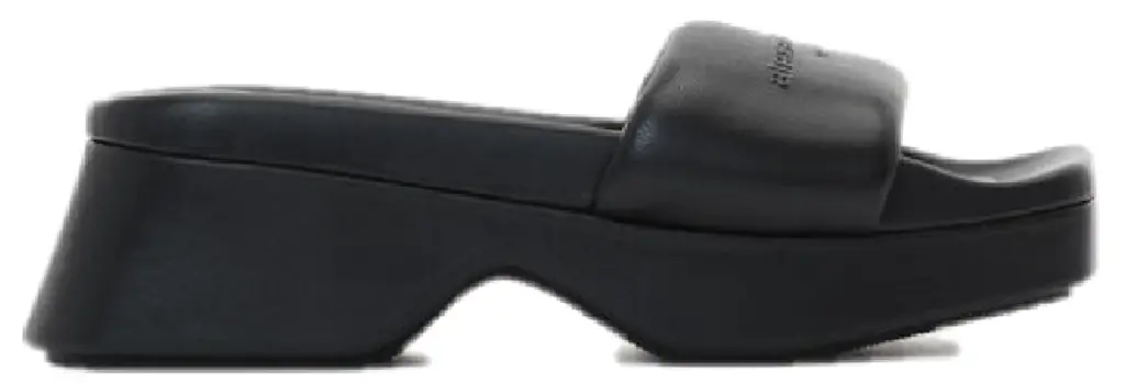 Dép Alexander Wang Platform Sheep 'Black' 30124S028001