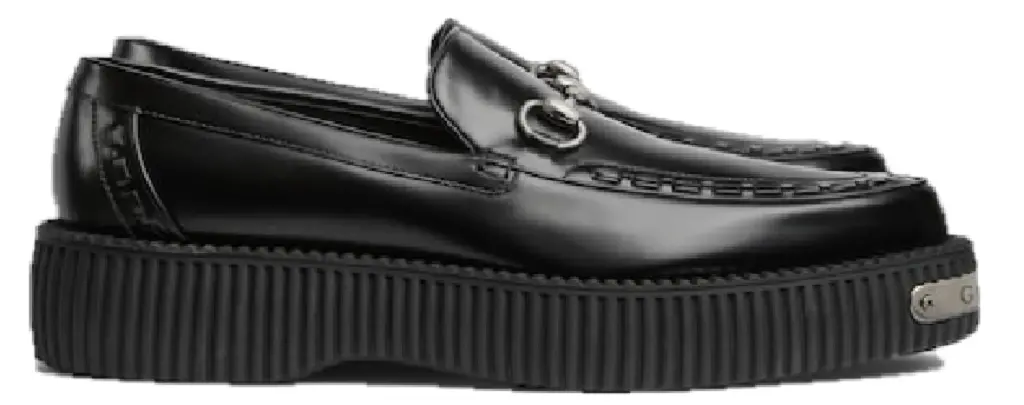 Giày Gucci Horsebit Creeper Loafer 'Black' 797095-AAD30-1000