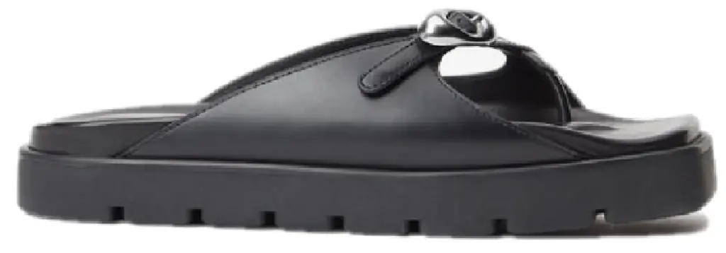Dép Alexander Wang Dome Flatform 'Black' 30224F005001