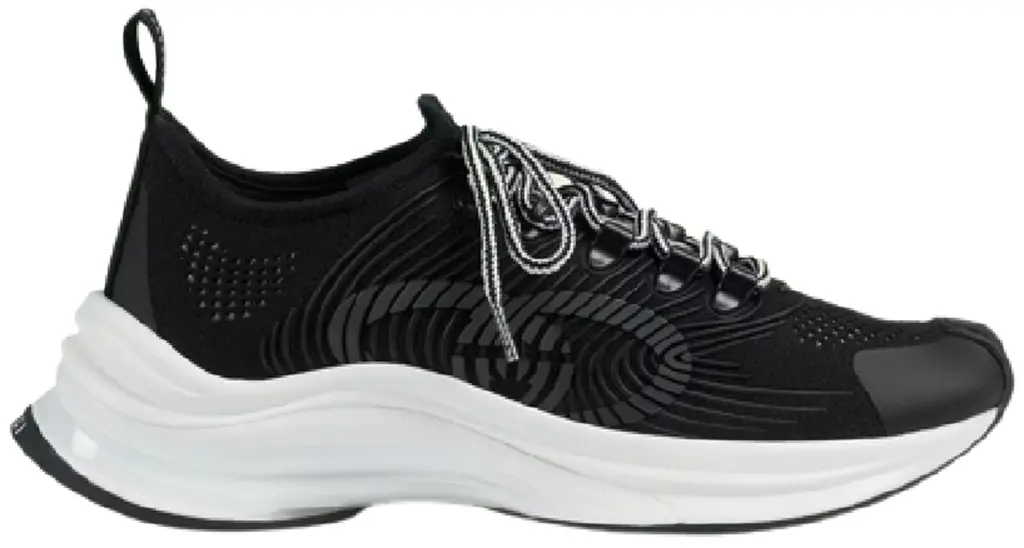 Giày Gucci Run Trainers 'Black White' 714660-USM10-8442