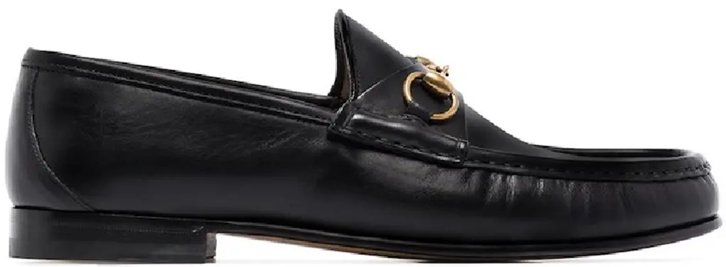 Giày Gucci Loafer With Horsebit 'Black' 723562-U7J00-1000
